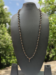 Rudra divine Karungali Malai/Ebony Wood Copper Original 8mm | Karungali Malai polished Copper 8mm 54 beads /1 Piece For Unisex Adult