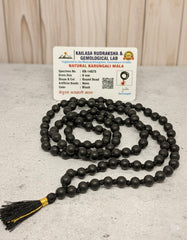 RUDRADIVINE Original Karungali Mala | Natural Ebony Wood Beads Mala for Puja, Meditation & Spiritual Protection