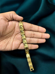 Rudra Divine Bio Magnetic Therapy Double Ton Double Line Magnets Titanium Energy Health Metal Bracelet For Men & women