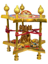 Shri Panchmukhi Hanuman Yantra Chowki in Brass for Puja
