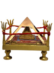 Golden Vastu Dosh Nivaran Pyramid Yantra – Energy Balancing & Positive Vastu Remedy.
