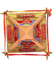 Golden Vastu Dosh Nivaran Pyramid Yantra – Energy Balancing & Positive Vastu Remedy.