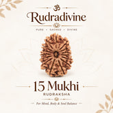 15 Faced Natural Nepali Rudraksha Beads