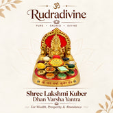 Original Shree Dhan Varsha Kuber Yantra for Wealth – Shree Lakshmi Kuber Dhan Varsha Yantra