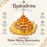Gold Plated Maha Meru Shree Yantra
