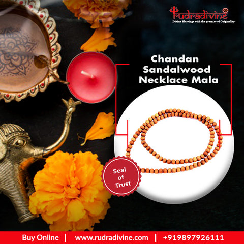 Chandan Sandalwood Necklace Mala
