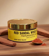 Pure Sandalwood Powder Combo (Pack of 2) – Red Sandalwood & White Sandalwood | 100% Natural Ayurvedic Face Pack for Glowing Skin & Acne Cure