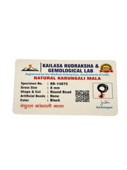 RUDRADIVINE Original Karungali Mala | Natural Ebony Wood Beads Mala for Puja, Meditation & Spiritual Protection