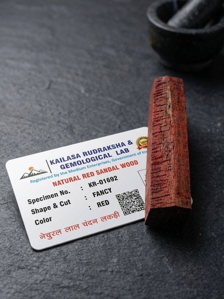Lal Chandan Ki Lakdi – Pure Red Sandalwood Sticks for Pooja, Havan, Tilak & Spiritual Use