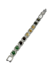 Original Certified Dhanyog Bracelet Set | Money Magnet Crystal Jewelry | Wealth Prosperity & Good Luck Healing Crystal Bracelet for Men Women