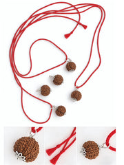 RUDRADIVINE 5 Mukhi Rudraksha Pendant  SET OF 5