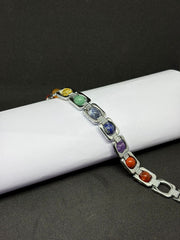 7 Chakra Crystal Bracelet for Stress Relief, Confidence, and Inner Peace
