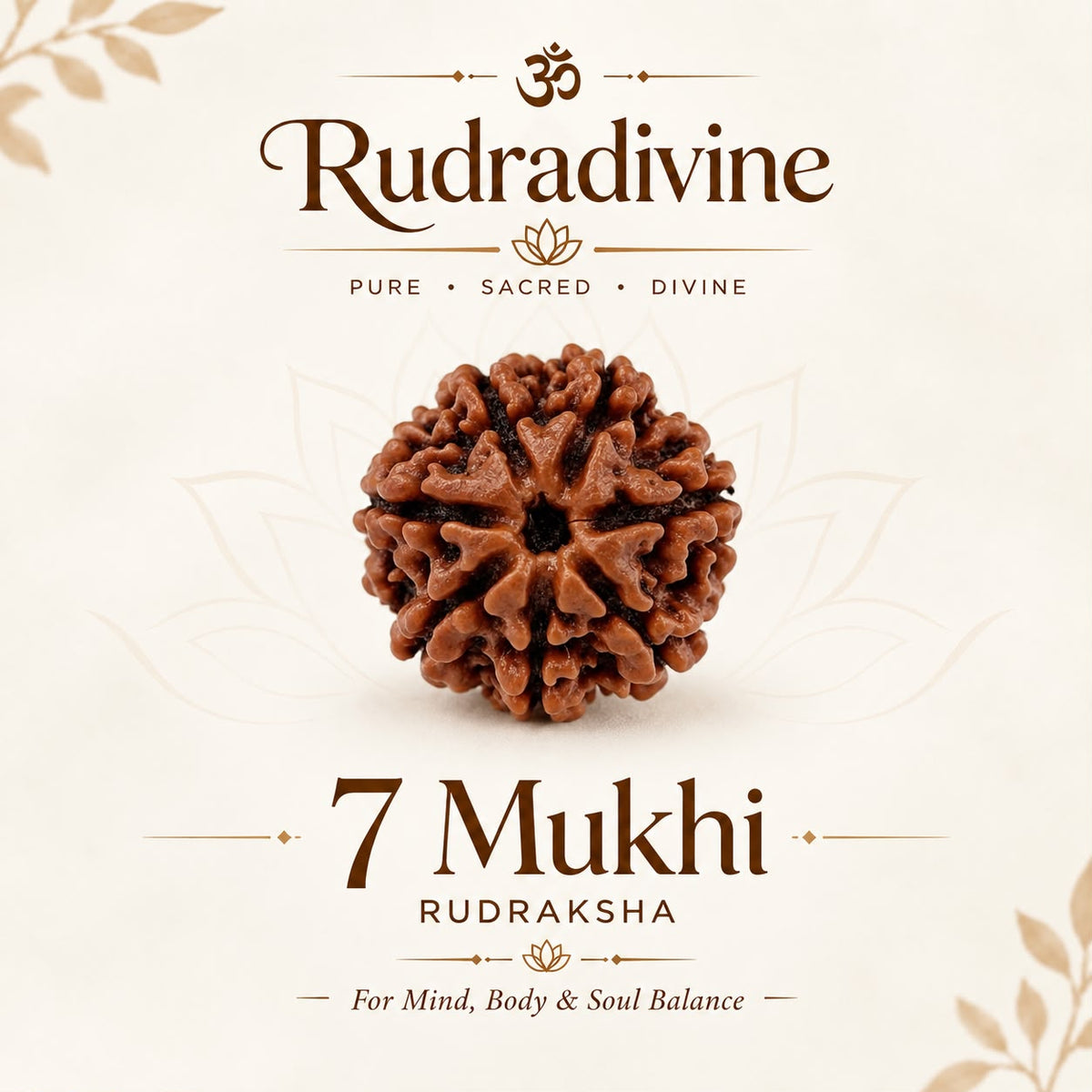 07 Faced Natural Nepali Rudraksha Beads