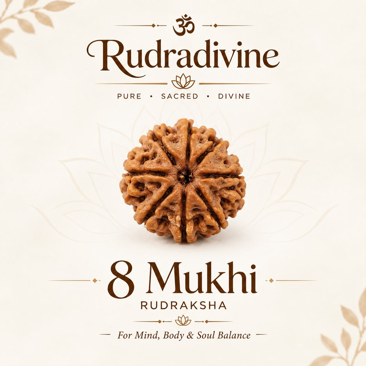 8 Faced Natural Nepali Rudraksha Beads