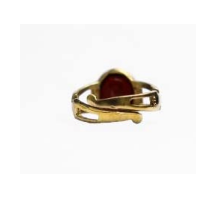Natural Certified 5.25ratti Gomed Hessonite Asthdhatu Astrology Ring
