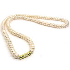 White Real Pearl Saccha Moti Mala