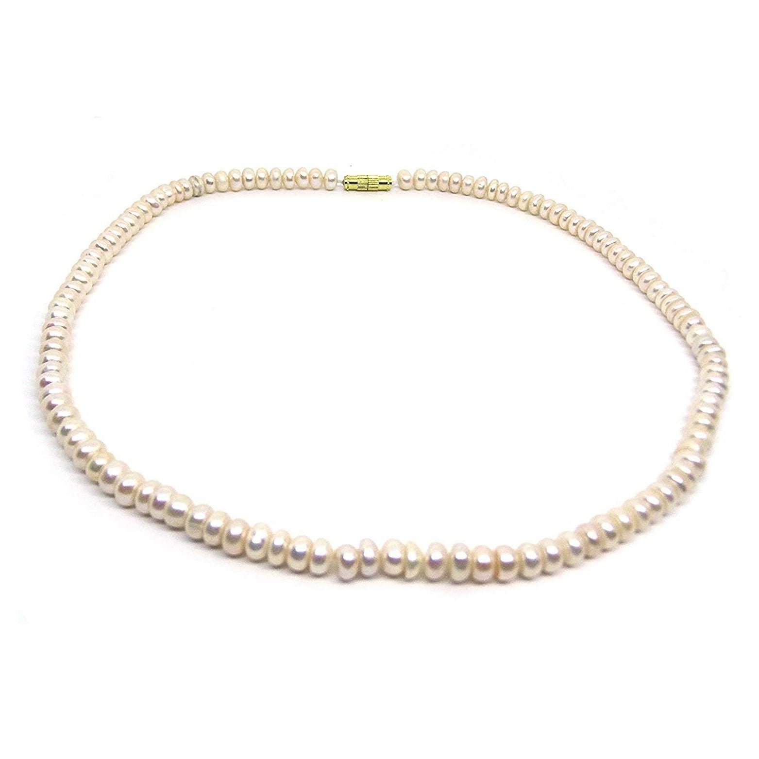 White Real Pearl Saccha Moti Mala – RudraDivine
