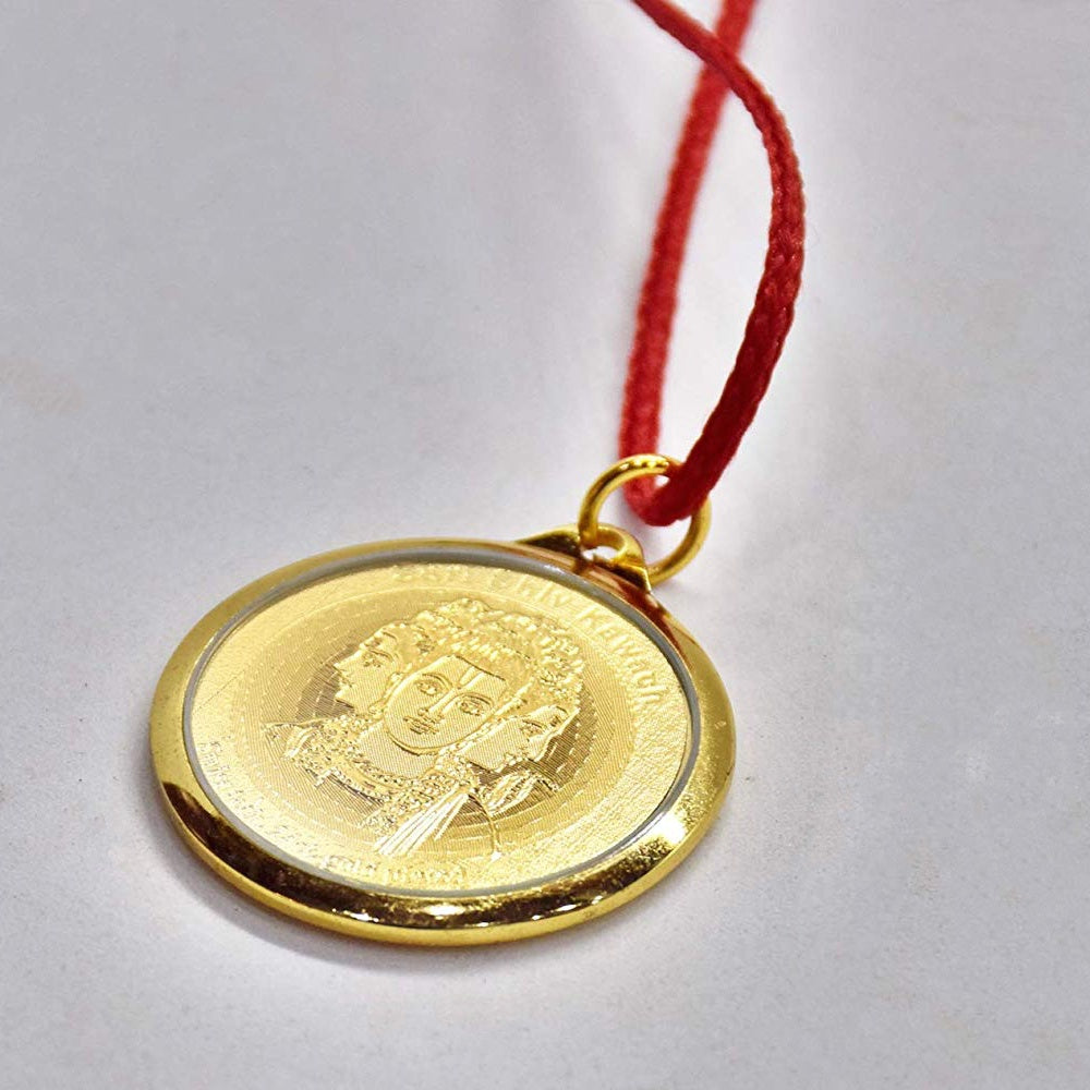 Shri Shiv kawach Gold Plated pendant with Chain