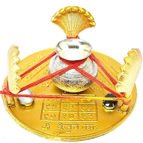Meru Shreeyantra Ring in Silver- Vedic Vaani
