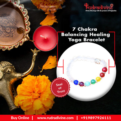 7 Chakra balancing Healing yoga Bracelet