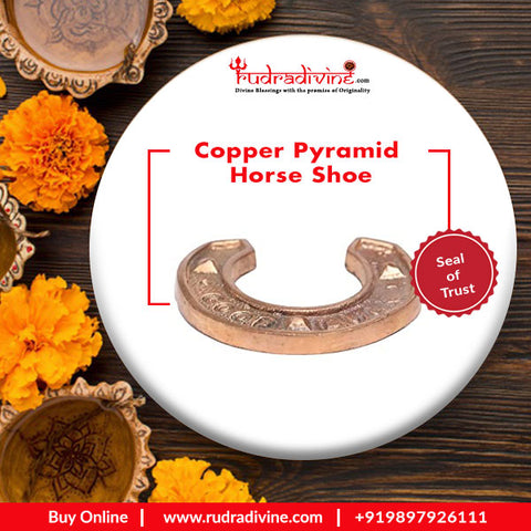 Copper Pyramid Horse Shoe
