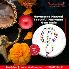 Navaratna Natural Beautiful NavRatna Gem Mala