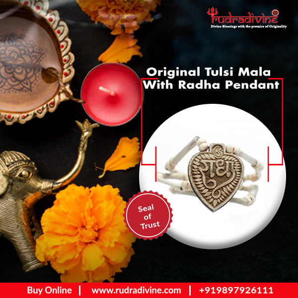 Original Tulsi Mala with Radha Pendant